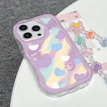 時尚防震手機殼，獨特高端 TPU 保護手機套附掛繩，適用於 Galaxy S22/23/24/S25/A04/05/06/A07/A17/A14/A15/A16/A24/A25/A34, Note 7/8/9/10/11/12/13/14, 9/10/12/13C/14C/A5, Honor X, HW, C53 C55, - 透明色 - 查看 3