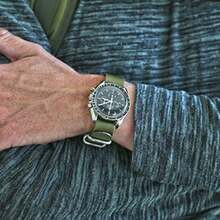 DaLuca Ballistic Nylon NATO 1 Piece Watch Strap - Olive Matte Buckle:18mm - como en la imagen - Ver 3
