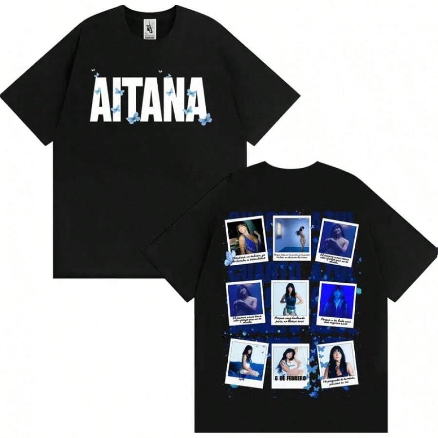 Singer Cuarto Azul Album 2025 Cover Graphic T-Shirts For Men And Women Harajuku Aesthetic Short Sleeve Cotton T-Shirts Streetwear - T-S7050.-白色 - 查看 1