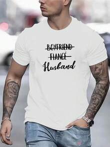 Camisetas de entrenamiento de cuello redondo para hombre - Blanco - Ver 1