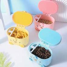 Portable Cute Baby Formula Dispenser, Milk Powder Storage Box With Scoop & Safety Lock, Travel Food & Snack Container For Toddlers - Multicolor - View 7