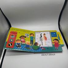 耐用教育用, 紙板, 可摺疊內頁, 家庭閱讀, 早期閱讀英文學習, 認知啟蒙, 語言發展, 萬聖節, 聖誕節 - 彩色 - 查看 3