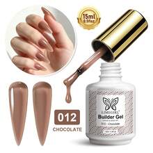 LIMEGIRL 15ml Extension Gel, 12-Color Nude Transparent UV Gel For Nail Extension, Reinforcement And Repair, Soak-Off Nail Gel - Multicolor - View 23
