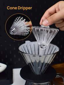 Brutelle A Tamper de Papel para Café en Forma de Diamante Duradero, un Accesorio Esencial para Preparar Café de Goteo Adecuado para Tazas de Filtro Estilo V-60. - Prensa escrita - Ver 7