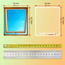Upgraded Zipper Mosquito Net Curtain, Convenient Window Opening, Zipper Mesh Screen, Multiple Sizes Available - Black Mesh Bottom Zipper 40cm - View 3