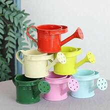 Garden Flower Mini Watering Can Metal Watering Pot Sprinkler - Multicolor - View 7
