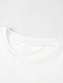 New Casual Short-Sleeved T-Shirt With Personalized Lettering For Men, Can Be Combined With Casual Trousers, Suitable For Travel/Holidays/Outdoor Activities/Sports, International Competitions. - 布蘭克 - 查看 4