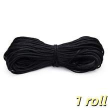 1/2/3 rollos 20 metros/Rollo 1.5mm No.7 Cordón de poliéster para joyería Hilo de nylon Cuerda de nudo chino para DIY Pulsera Collar Línea Hilo Shamballa - Cable - Ver 19