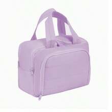 新款直立式旅行化妝包，大容量多層設計附手把，女性便攜式化妝品收納整理袋 - 多種 - 查看 6