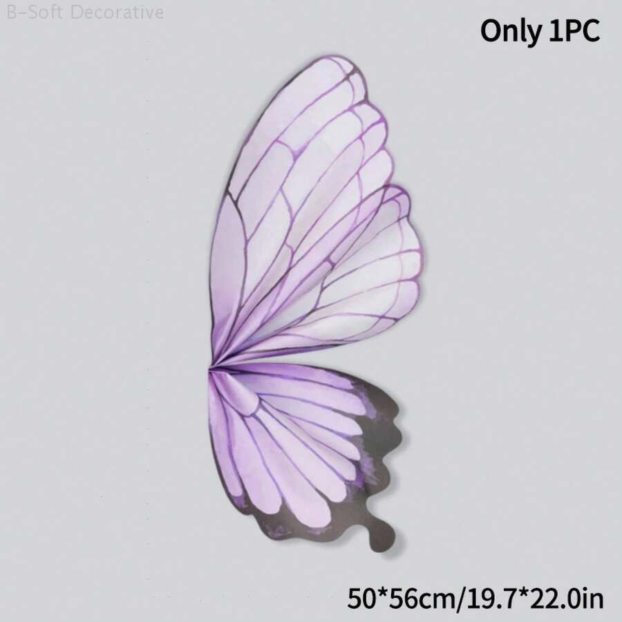 Gift Wrap With Butterfly And Flower Design, Style, Creative, For Wrapping Bouquets, Packaging Material For Birthday And Wedding Gifts. - 蝴蝶C - 查看 1