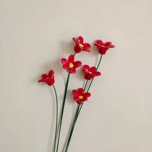 6pcs/10pcs Handmade Ceramic Artificial Flowers, Home Decor, Vase Arrangement, Suitable For Living Room, Garden Decoration, Ceramic Floral Decor, Ideal Gift And Wedding Decoration. Timeless Elegant Design, Easy To Clean And Reusable. - Multicolor - View 13