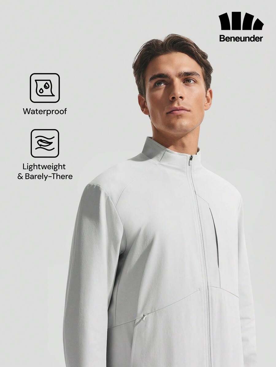 Beneunder Men's Lightweight Softshell Jacket ST006 - Grey - View 1