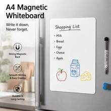 5PCS Dry Erase Board Suitable For Home, Office, Classroom - No Residue, Compatible For Markers/Erasers, Walls, Glass, Doors, Smooth Writing Surface For Notes,Room Decor,Christmas Home Decor - Multicolor - View 5
