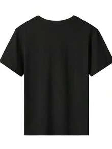 Disney Minnie Mouse Girls Graphic Tee, 2-14Y, "My First Trip To Disney" Printed Short Sleeve T-Shirt, Kids Casual Top For Travel, Theme Park, Daily Wear, Express Delivery - Black - View 3