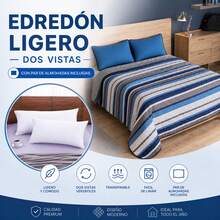 Novo Lightweight Reversible Comforter + 2 Free Pillows – Comfort And Style In One Combo BEAUTTY HOME - Boston - View 1