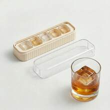 1/2/3個 5格塑膠冰模含蓋，可重複使用水果與飲料冰盤，啤酒冷藏工具，適用於廚房、餐廳、酒吧冰箱製冰機 - 彩色 - 查看 7