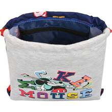 Safta Túi xách học sinh Disney Mickey Mouse Junior dáng suông, có dây rút, ngăn khóa kéo bên trong, khóa cài an toàn chống nghẹt thở - Miễn phí vận chuyển ✅ Giao hàng trong 24/48 giờ đến Tây Ban Nha lục địa - Chỉ một - Xem 5