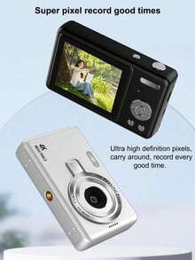 1 Unit Q12 Digital Camera, Comes With 64G Memory Card, 50MP 2.4" Screen, Portable Design, Rechargeable CCD Sensor, Multiple Filter Modes. Portable Anti-Shake Smart Zoom Digital Camera, Suitable For Outdoor Use. - Multicolor - View 8