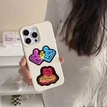 60 Stücke Neon Aufkleber mit Tieren, Schmetterlingen, Geld, Burger für Wasserflaschen, Gepäck, Gitarren, Computer, Telefone und Scrapbooks - 60 Stück - Übersicht 10