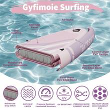 335cm Stand Up Paddle Board With All Accessories Kits, Premium Inflatable SUP Paddleboard With Hand Pump,Backpack,Non-Slip Deck For Adults & Youth Of All Levels - Pink - View 2