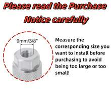 2 Pairs Bicycle Pedals, Aluminum Alloy Material, Non-Slip, Bicycle Rear Seat Pedals, Suitable For Mountain Bike BMX Hook, Bicycle Rear Seat Hook, Suitable For 3/8 Inch Axle, Bicycle Accessories (Please Measure Your Bicycle's Thread Size Before Purchasing To Avoid Poor Buying Experience) - Multicolor - View 4