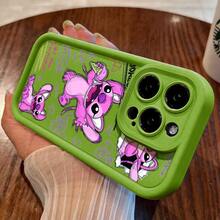 Disney Protective Phone Case Compatible With Apple 17 Pro Max, 16, 15, 14 Max, 13, 12, 11, XS. Made Of Shock-Resistant TPU, Featuring A Playful Cartoon Character Design With A Beach Scene, Ice Cream, Balloons, And Cake. A Fun Style For Lovers Of Original Designs. Perfectly Fitting, Drop-Proof Cover, Ideal For Everyday Use. A Cheerful Theme For Happy Moments With Friends. Popular In Europe And America. - 黑色 - 查看 7