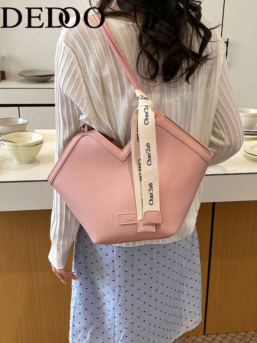 Dedoo New Arrival Fashion Handbag, European And American Style, Versatile (Random Delivery Of Style, Pattern And Color) - Pink - View 1