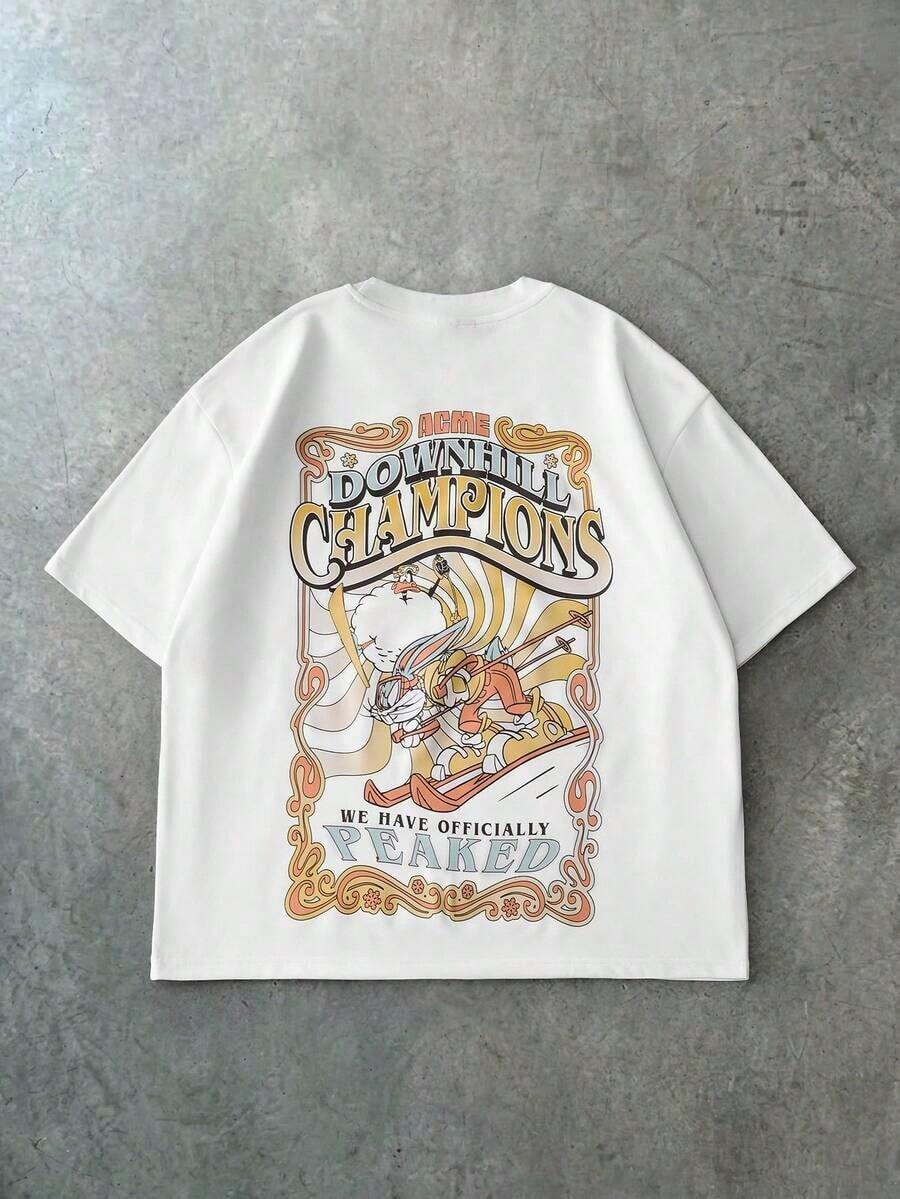 Manfinity Men's T-Shirt With Embossed Floral Print, Urban Style. Suitable For Outdoor Activities, Music Festivals, And Casual Outings. Great Gift For Boyfriend/Husband, Anniversary, Or Any Occasion. Black Short Sleeves. - 布蘭克 3 - 查看 1