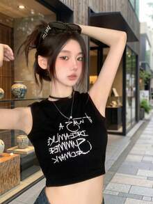 Women Tank Tops & Camis - Black - View 1