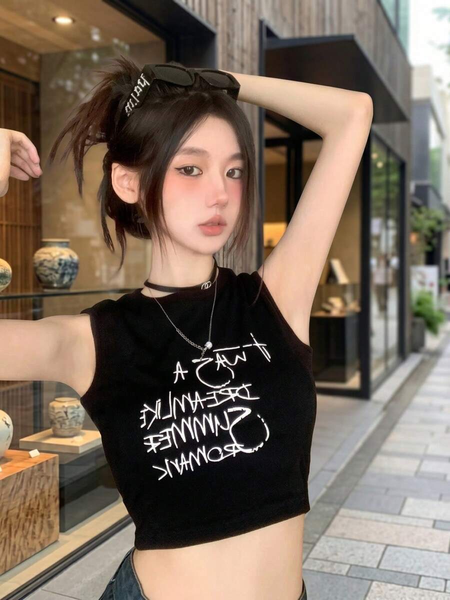 Women Tank Tops & Camis - Black - View 1