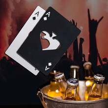 2pcs Ace Of Spades Can Opener, Credit Card Size, Playing Card Size, Portable Stainless Steel Can Opener, Suitable For Bridal Showers, Home Decor, Graduation Gifts, Birthday Parties, Room Decor.Halloween Decorations And Small Gifts Kitchen Accessories - View 11