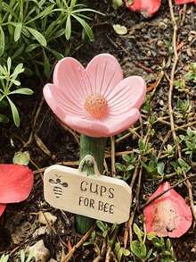Flower-Shaped Bee Feeder, Outdoor Hanging Water Dispenser, Reusable Bee, Butterfly, And Hummingbird Feeding Station, Outdoor Garden Decoration. - Multiple Styles - View 8