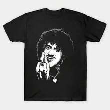 The Rocker Phil Lynott Masculino Preta Of T - Negro - Ver 1