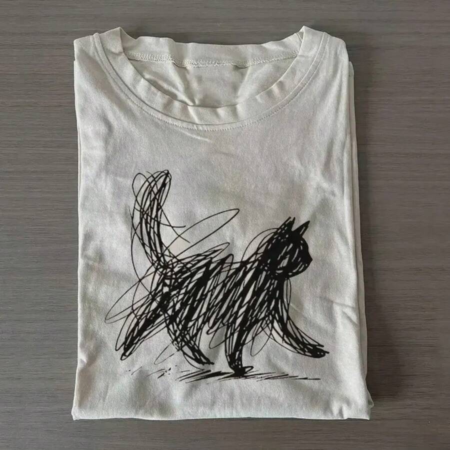 Camiseta Katseye 2026, Camiseta Beautiful Chaos, Camiseta Katseye, Camisetas Katseye Gnarly, Hombres, Blusas - Vitt - Visa 1