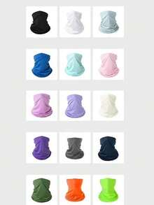 1/3pcs Summer Face Mask Scarf Neck Gaiter For Men And Women, UV Protection, Breathable, Sun Protection For Cycling, Running, Fishing And Other Outdoor Sports - Multicolor - View 7