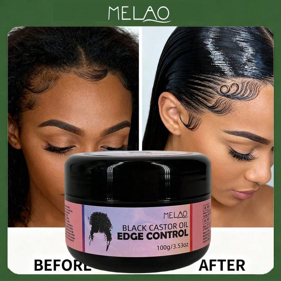 100克/3.53盎司 MELAO 超强定型发际线啫喱,适用于自然卷发和纹理发质,驯服发际线和细软发丝,清晰定型,柔顺持久。 - 100g - 查看 1
