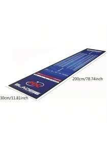 1 pieza Estera de entrenamiento de dardos con regla, resistente al desgaste, absorbente, de secado rápido, antideslizante para práctica y competiciones de lanzamiento - Multicolor - Ver 8
