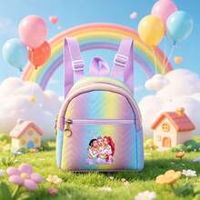 Adorable Demon Pop Hunter Design Schoolbag, Cute Cartoon Mini Backpack,Kawaii Cartoon Backpack, Cute Shoulder Bag, Backpack - 彩色 - 查看 2