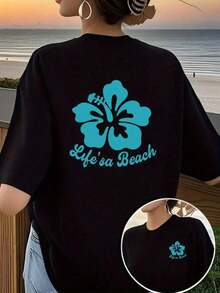 Women T-Shirts - Black - View 2