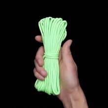 4Pcs Of 10-Foot Glow-In-The-Dark Line, 4mm Diameter 7-Strand Luminous Nylon Rope For Camping, Suitable For Making Woven Bracelets, Keychains, And Dog Collars(Not Used For Skydiving And Other Extreme Sports) - Multicolor - View 4