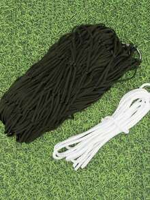 1pc Outdoor Sports Hammock, Nylon Rope Hanging Hammock With Hooks, Suitable For Garden, Beach, Yard, Travel - Multicolor - View 8