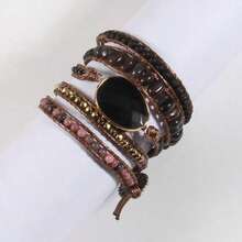 1件女士时尚复古串珠长手链 - Wrap Bracelet - 查看 5