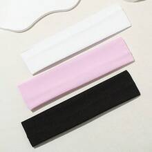 3pcs/4pcs Multi-Color Elastic Sports Headband, Sweat-Absorbent Hair Accessory, Suitable For Everyday Wear; Headscarf, Headband, Sweatband, Autumn And Winter Headband, Vacation Clothing Accessories, Elegant Women's Scarf, Soft Women's Headscarf, Perfect Gift For Women, Holiday Gift. - Multicolor - View 10