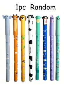 Cute Erasable Gel Pens, 8 Styles, Multi-Color Refills, Easy-To-Erase, Student Use - A - View 13