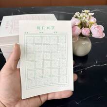 米字格與田字格中文練習本，每天練習30個字，適合男女練習書法，專業中文練習紙，適合各年齡層的中文愛好者，硬筆書法練習紙 - 彩色 - 查看 3