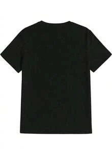 Camiseta Casual de Mujer con Estampado Divertido: Gato y Ibuprofeno - Tee Negra Lavada Suave, Cara Blanca del Títere Tabby e Impresión de Pastilla, Corte Relajado en Cuello Redondo para el Verano, Camiseta Oversize para Mujer, Camiseta Divertida, Camisetas Divertidas, Camisetas Divertidas, Camisetas Divertidas, Camiseta Gráfica para Mujer, Tops, Ropa, Camiseta Oversize para Mujer, Camisetas Extrañas, Ropa Divertida, Camiseta de Talla Grande, Camiseta Tonta, PWSU - Negro - Ver 2
