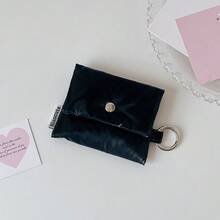 Minimalist Anti-Drop Earphone Case, Korean Style Student Portable Bluetooth Earphone Storage Bag, Mini Compact Coin Purse - Multicolor - View 9