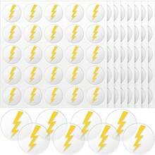 Yqq 200 1.1-Inch Football Helmet Decals, Self-Adhesive Sports Helmet Stickers For Helmets, Windows, Walls, Bumpers, Laptops, Lockers, Hockey, Lacrosse, Batting - 透明金 - 查看 1