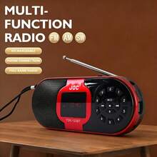 FM Portable Radio With LED Display Wireless 5.4 Radio Speaker Pocket Radio For Home Travel Gifts For Seniors Elderly,Battery Capacity: 1200mAh - View 1