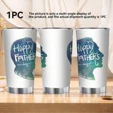 这款20盎司不锈钢保温杯印有趣味十足的“#1 DAD”营养成分表和“这就是一位了不起的爸爸的样子”字样，可重复使用，可手洗，配有透明杯盖。冷热饮皆宜，是居家、办公、旅行、运动的理想之选，也是父亲节、生日、节日等场合的完美礼物。 - 黑灰色 - 查看 8